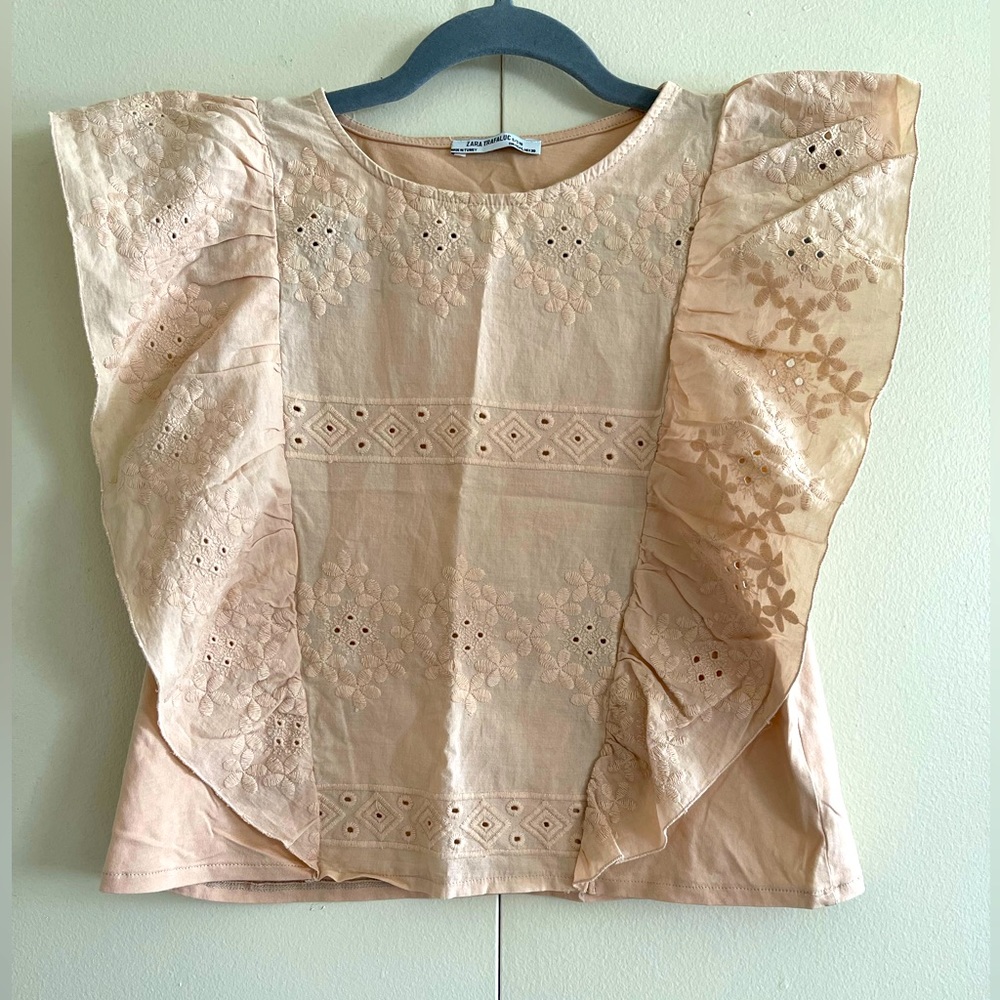 Zara Frilled Top L